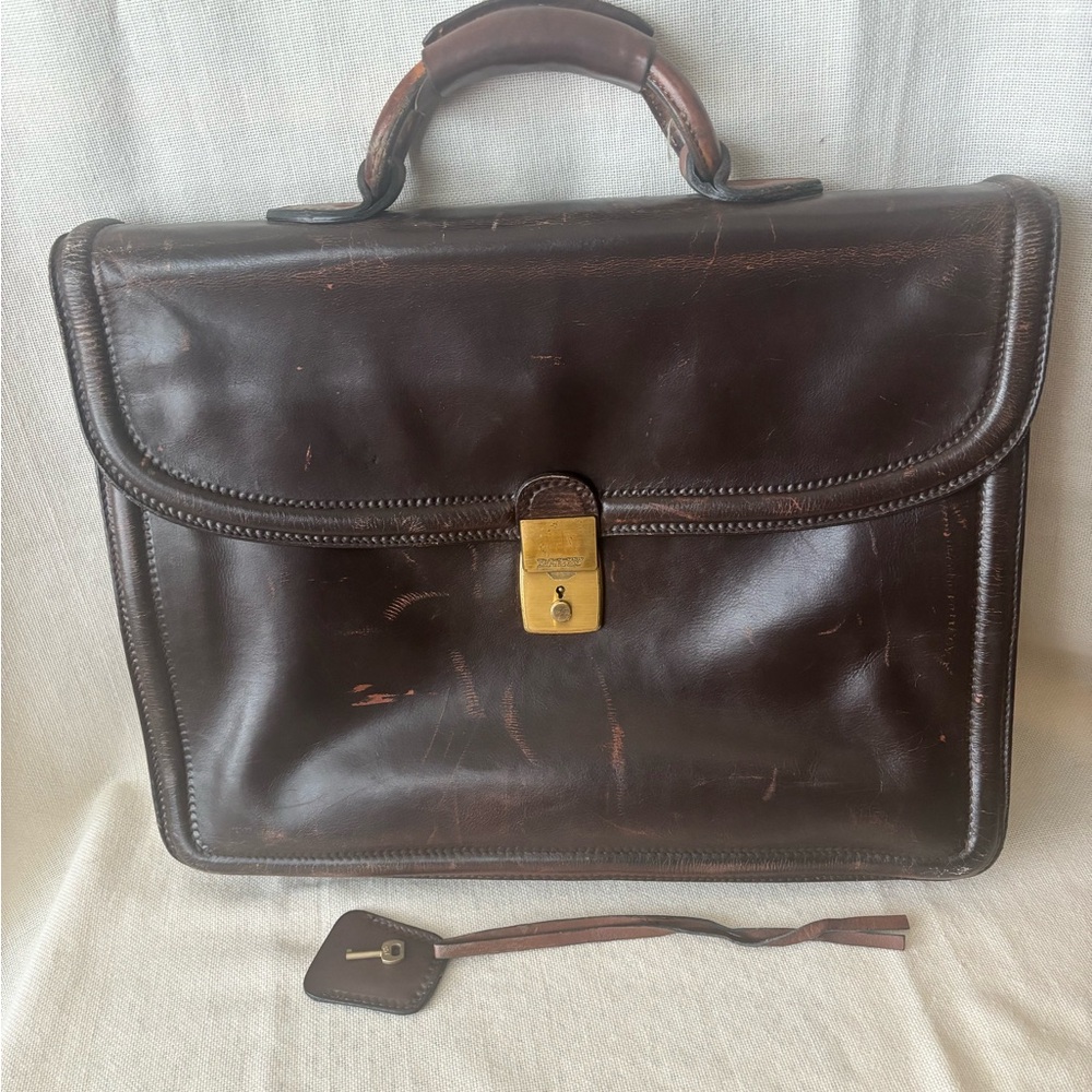 Vintage Bally Leather Briefcase
